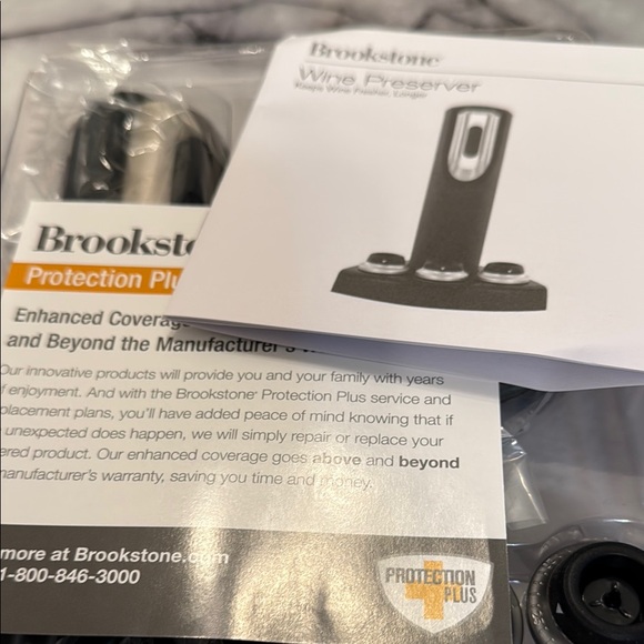 Brookstone Black and Silver Wine Preserver - Picture 6 of 6